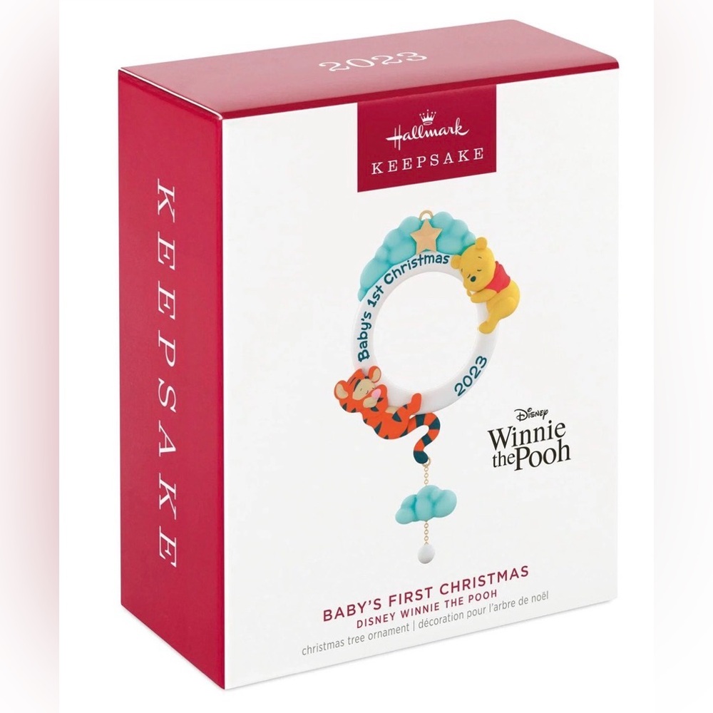 NIB 🎉 Hallmark Keepsake Winnie the Pooh Baby's First Christmas Ornament 2023